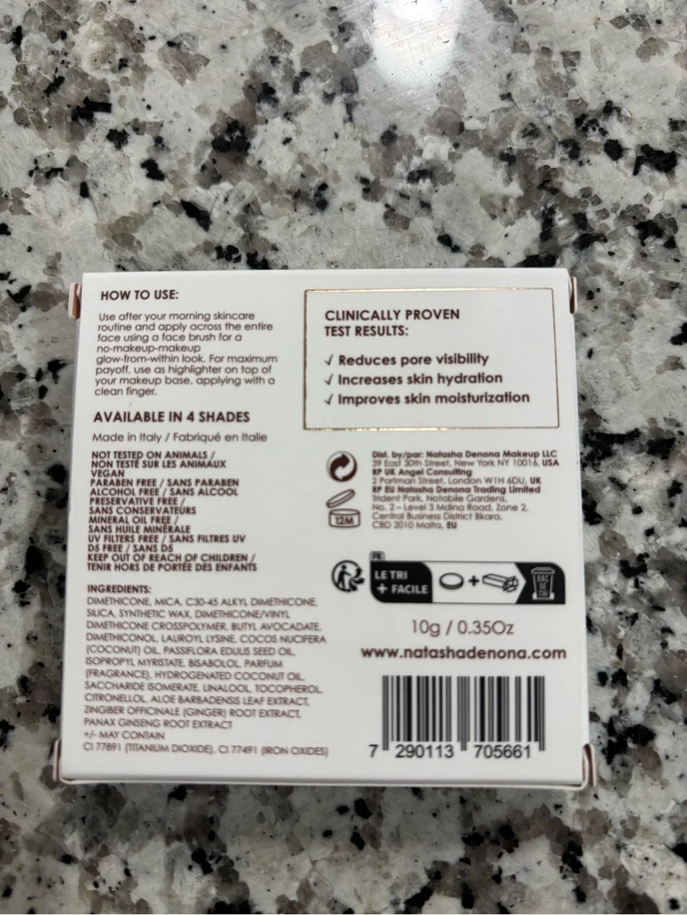 Natasha Denona Skincare Infused Glow Beautifier Face Powder - Picture 2 of 5